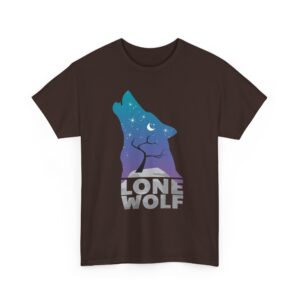 Lone Wolf in the Forest T-Shirt mountain vibes