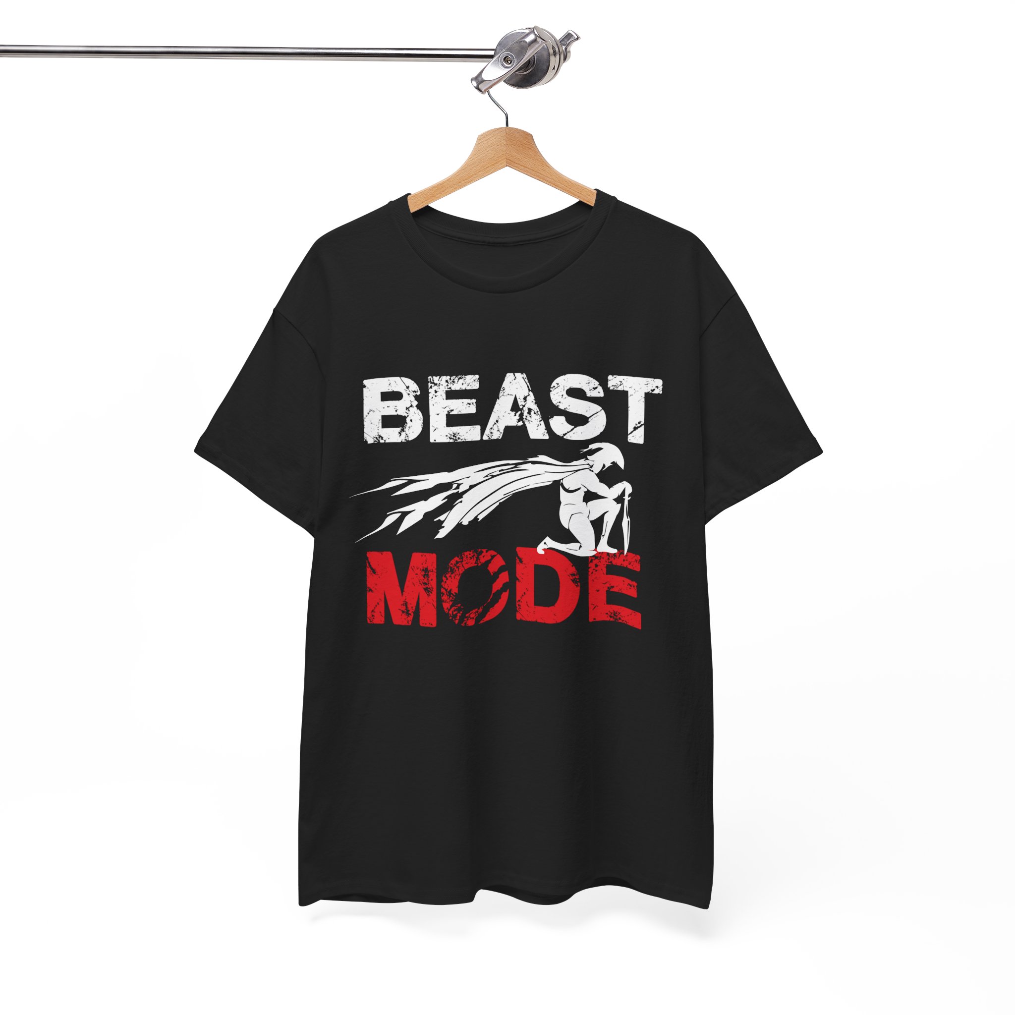 Beast Mode Spartans T-Shirt straight front look