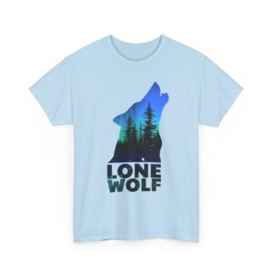 Lone Wolf T-Shirt artistic animal illustration