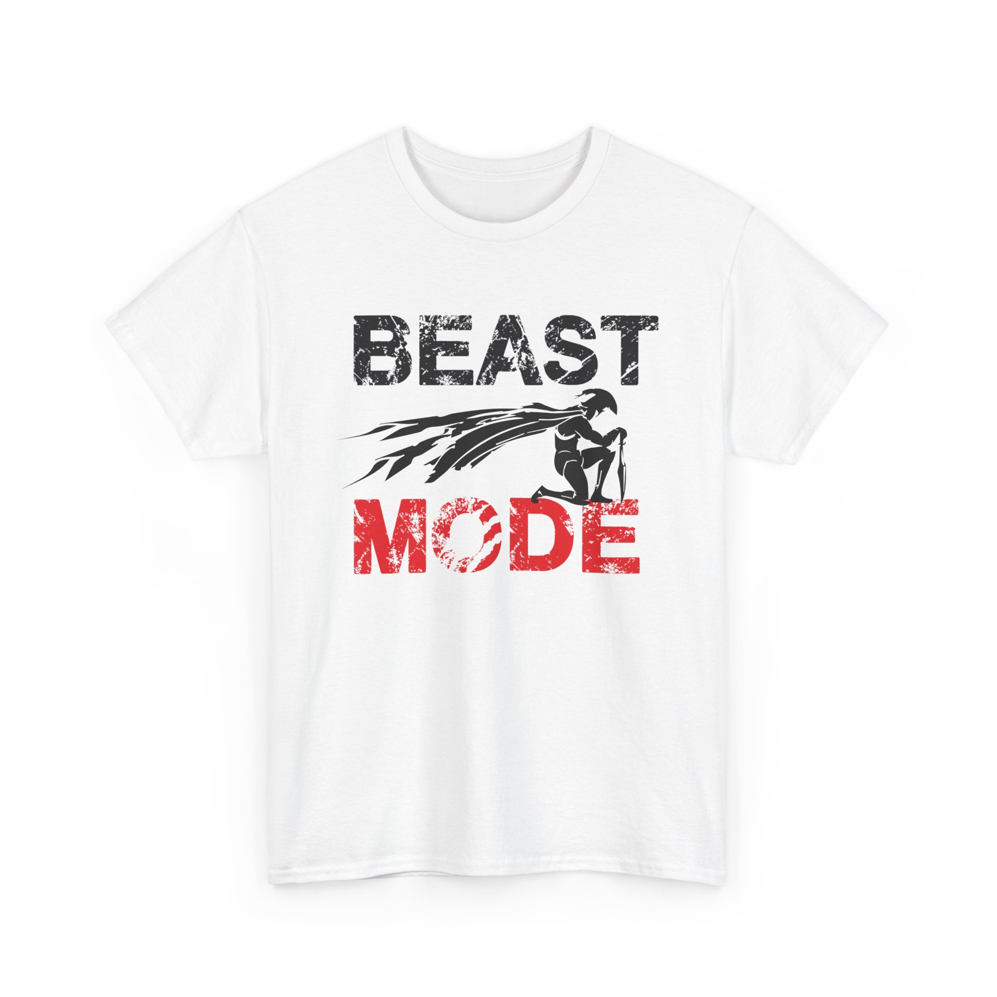 Beast Mode Spartan Knight T-Shirt straight front look