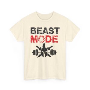 Beast Mode Gym activewear T-shirt front image