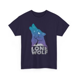 Lone Wolf in the Forest T-Shirt solitary animal graphic