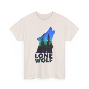 Lone Wolf T-Shirt for wildlife enthusiasts