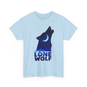 Lone Wolf in the Forest T-Shirt wild nature background