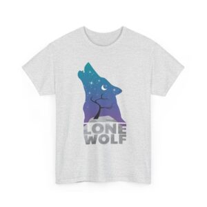 Lone Wolf in the Forest T-Shirt howling wolf concept