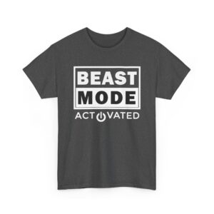 Beast Mode T-Shirt folded display fitness clothing