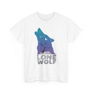Lone Wolf in the Forest T-Shirt majestic predator art